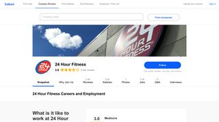 24 Hour Fitness Careers and Employment | Indeed.com