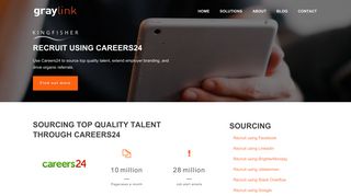 Recruit using Careers24 - graylink