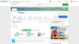 Careesma Reviews | Glassdoor.co.in