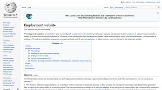 Employment website - Wikipedia