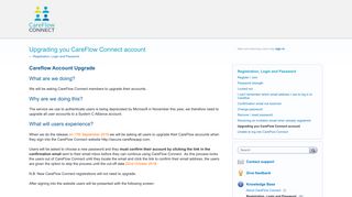 Upgrading you CareFlow Connect account – Feature Ideas ...