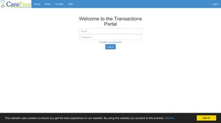 Log In - CareFree Portal