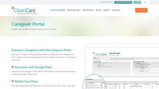 Caregiver Portal for Home Care Agencies - ClearCare Online