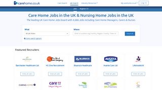 Care Home Jobs UK - UK Care Home Job Vacancies - Carehome.co.uk