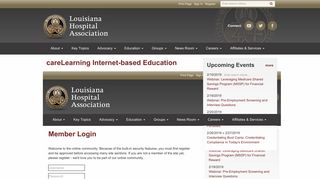 careLearning Internet-based Education - Louisiana Hospital ...
