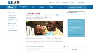 About Your CareLink Plan | Tufts Health Plan