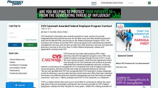 CVS Caremark Awarded Federal Employee Program Contract