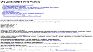 MVP Health Care - CVS Caremark Mail Service Pharmacy