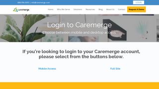 Login - Caremerge