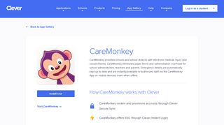 CareMonkey - Clever application gallery | Clever
