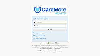 Login to CareMore Portal