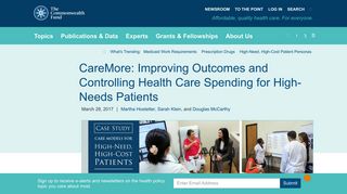 CareMore Improve Outcomes High-Needs Patients