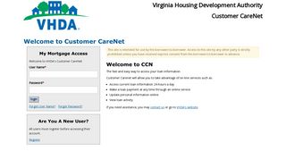 VHDA - Customer CareNet