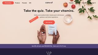 Care/of: Personalized Daily Vitamin Packs