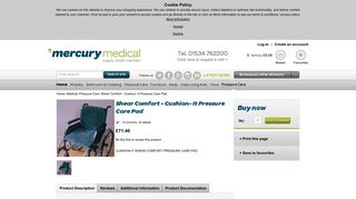 CUSHION-IT SHEAR COMFORT PRESSURE CARE PAD