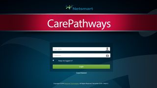 Login - Netsmart CarePathways