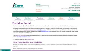 Providers Portal - Independent Care Health Plan