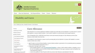Carer Allowance | Department of Social Services, Australian ...
