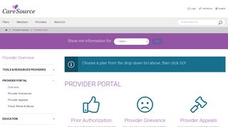 Provider Portal | CareSource