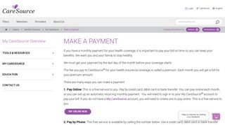 Make a Payment | CareSource