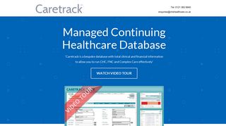 Caretrack Managed Continuing Healthcare Database - CHS Healthcare