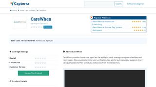 CareWhen Reviews and Pricing - 2019 - Capterra