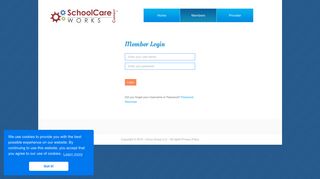 SchoolCareWorks Log-in - Daycare Works Family