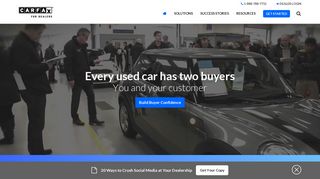 CARFAX® for Dealers: Vehicle History and Listing Solutions for Dealers