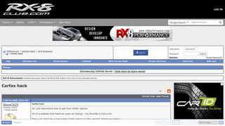 Carfax hack - RX8Club.com