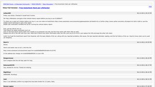 Free Autocheck Hack per Lifehacker [Archive] - DMCTalk Forum - A ...