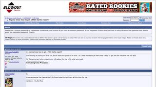 Anyone know how to get a FREE Carfax report? - Blowout Cards Forums