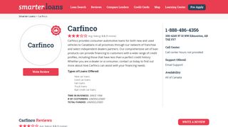 Smarter Loans - Carfinco Auto Loans Canada. Carfinco Reviews