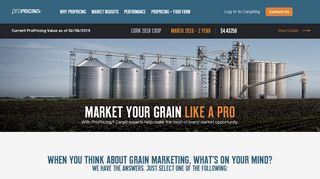 Cargill ProPricing | Grain Marketing Contracts With The Pros