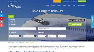 Flights to Bangalore - eTravel.com