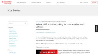 Where NOT to bother looking for private-seller used vehicles ...