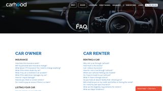 Car Sharing FAQs | Carhood