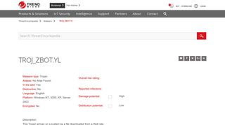 TROJ_ZBOT.YL - Threat Encyclopedia - Trend Micro US