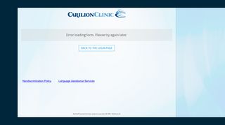 Request an Activation Code - MyChart - - Carilion Clinic