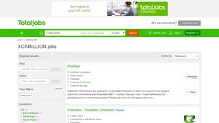 CARILLION Jobs, Vacancies & Careers - totaljobs