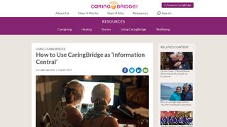 CaringBridge and Facebook Work Together in Getting the Word Out