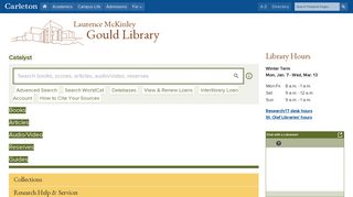 Gould Library | Carleton College
