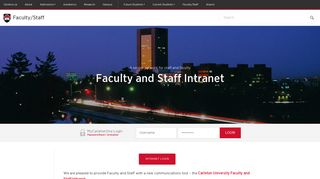 Faculty/Staff - Carleton University