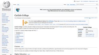 Carlisle College - Wikipedia