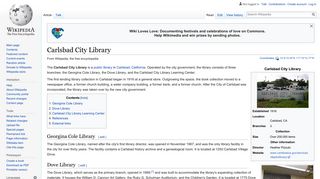 Carlsbad City Library - Wikipedia
