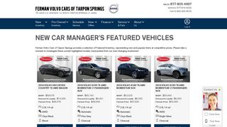 Volvo Dealer | New Car Manager's Featured Vehicles | Ferman Volvo ...