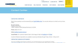 Contact CarMax