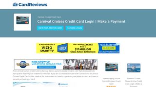 Carnival Cruises Credit Card Login | Make a Payment - Card Reviews