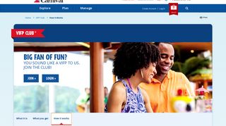 VIFP Club How It Works | Cruise Rewards | Carnival Cruise Lines