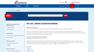 VIFP Club - Carnival's Recognition Program | Carnival Cruise Line