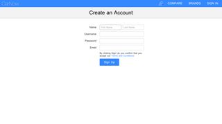 Create an Account | CarNow.com